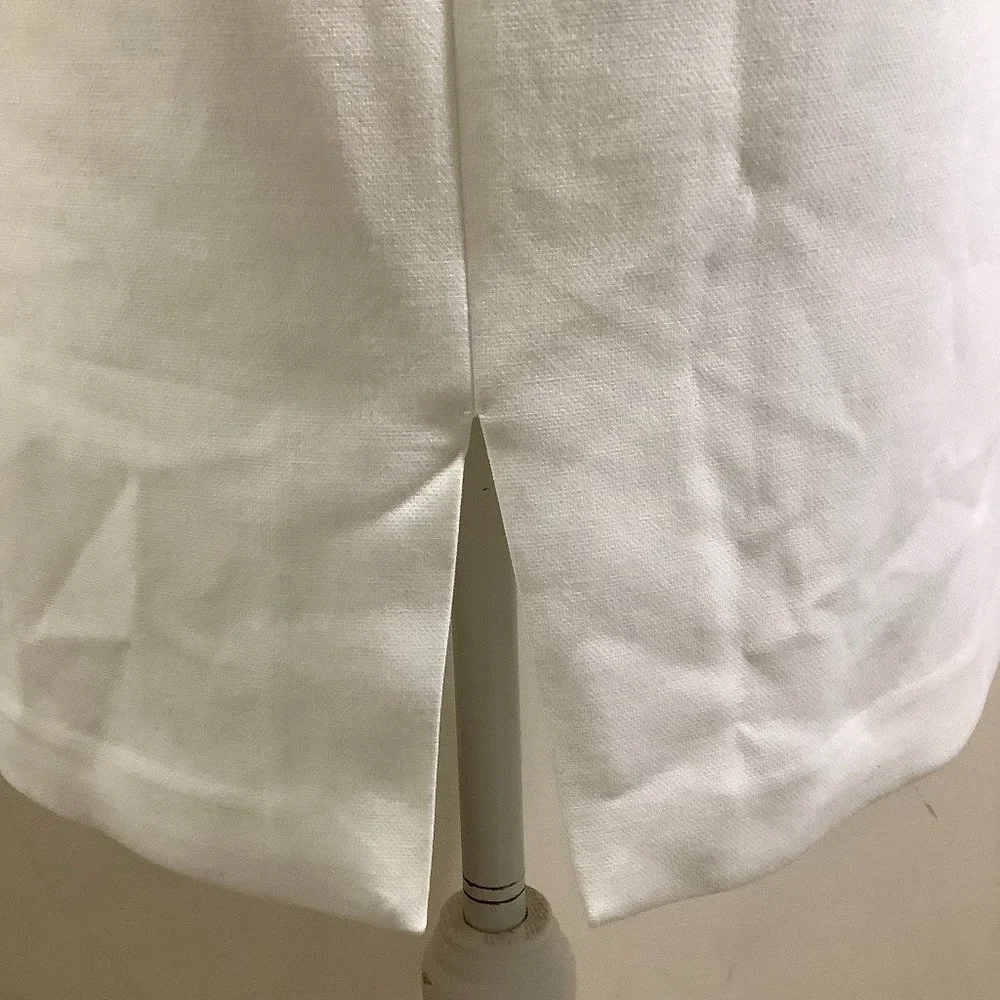 BCBGMAXAZRIA Off-White Paola Tassels Trim Blazer Long Size XXS - Picture 8 of 15